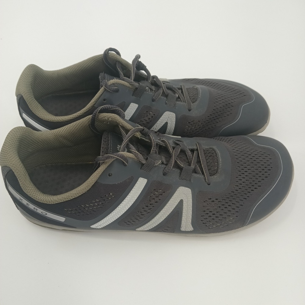Xero Shoes HFS Men 11.5 Dark Grey Olive Green Lightweight Running Shoes F220615W
